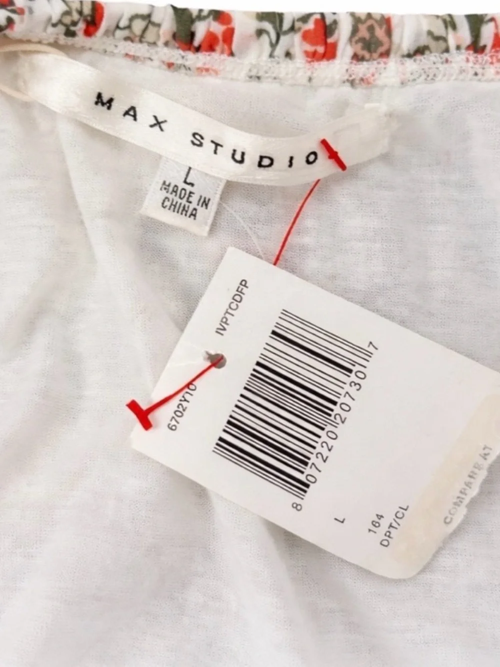 Max Studio Floral Pleated Skirt NWT Size L - Picture 4 of 4